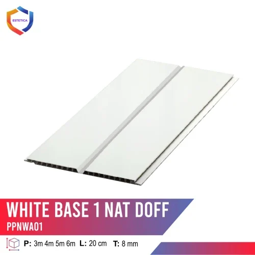 Plafon PVC Putih Doff White Base 1 Citra Raya Tangerang